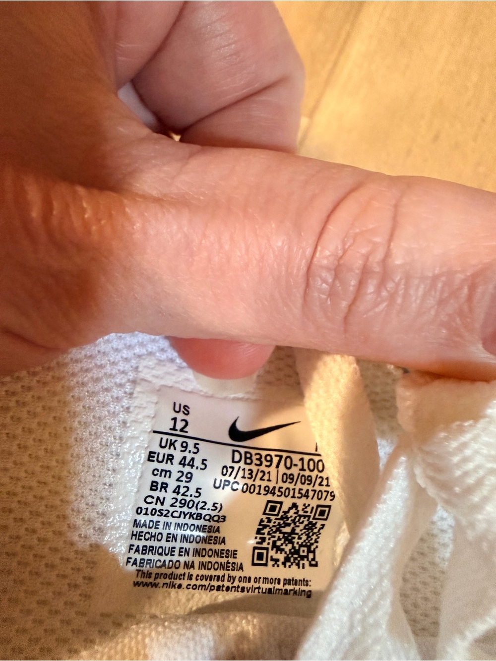 White Nike Court Legacy Mule Slide Sneakers Womens Size 12 - Picture 7 of 7